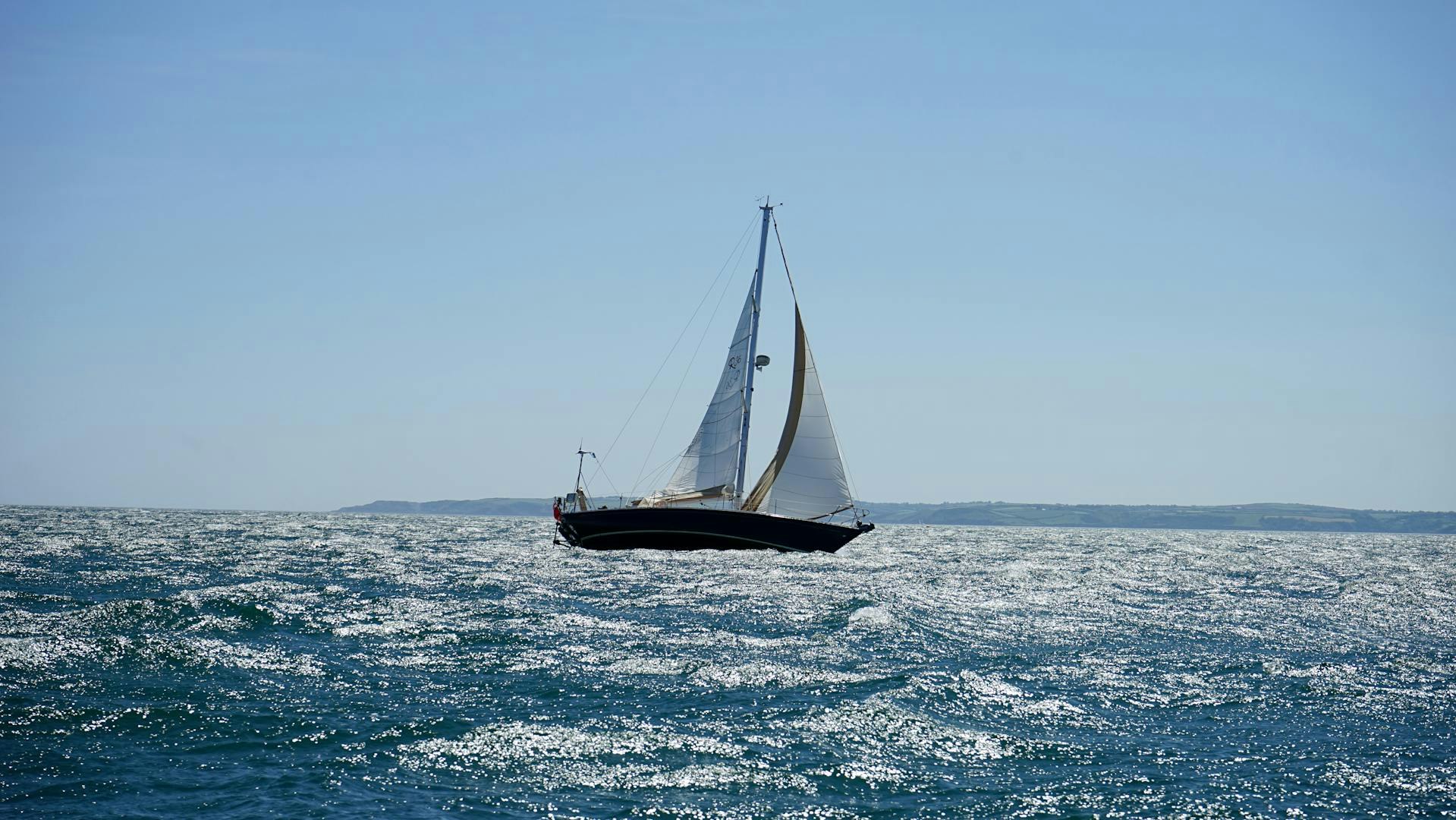 In crosswinds, proper sail setting is key. We'll show you how it's done.