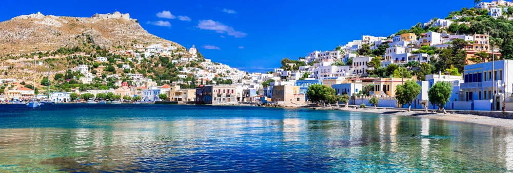 A view of the magnificent island of Leros.