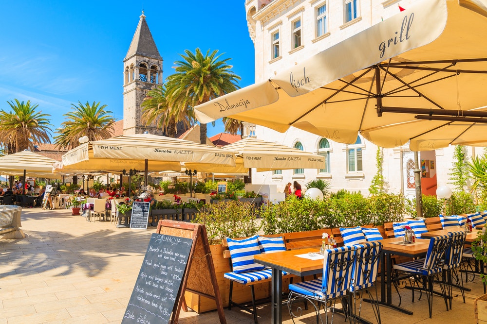 Restaurace v Trogiru