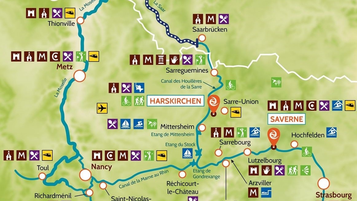 Harskirchen, Alsasko, Francúzsko, mapa oblasti plavby