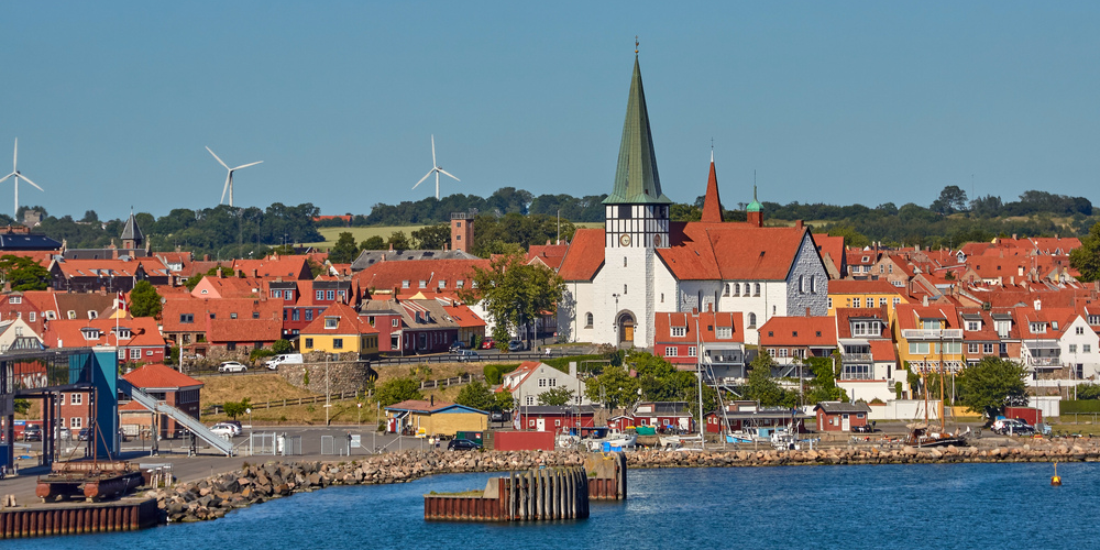 Městečko Ronne na ostrově Bornholm