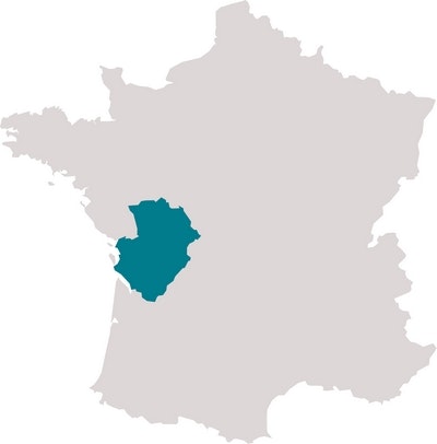 Mapa Charente