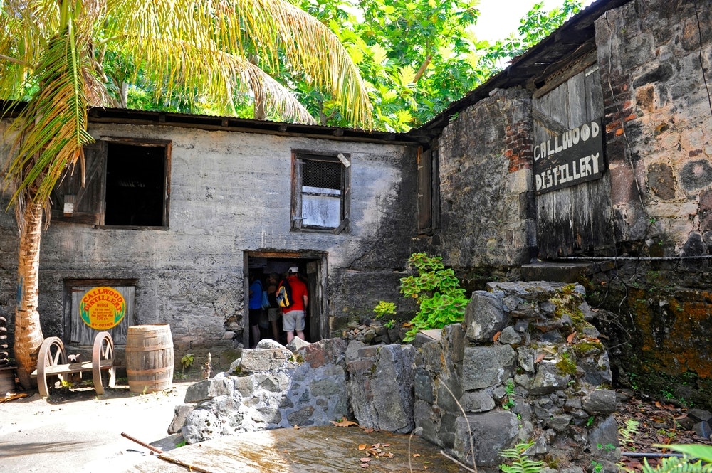 Destilleri på ön Tortola