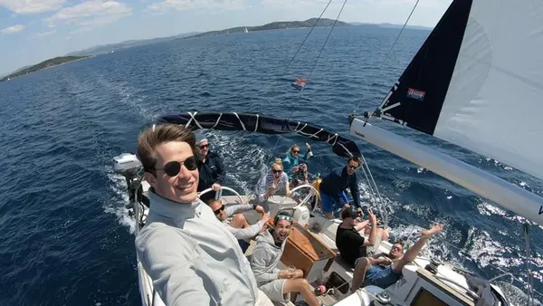 The crew of the boat The Muppet Show has traditionally taken a lead in nighttime festivities