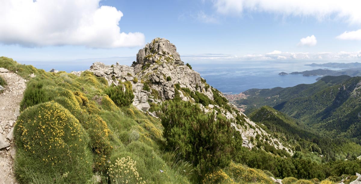 Aukščiausias Elbos kalnas Monte Capanne