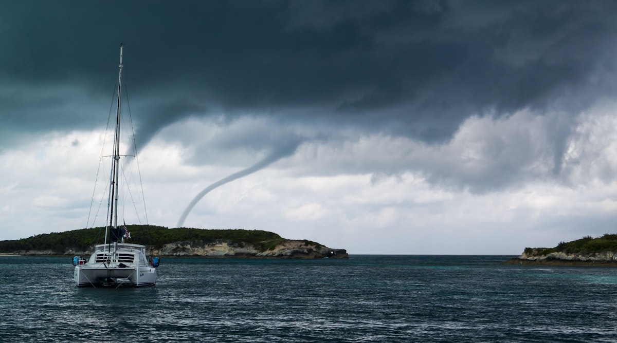 Hurricane season in exotic yachting destinations 