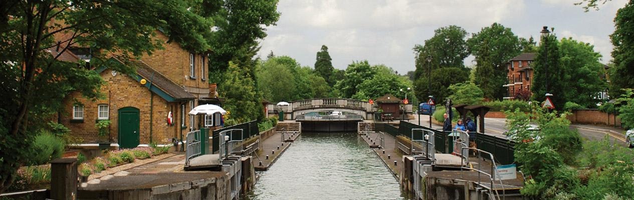 Il canale di Marlow, Inghilterra