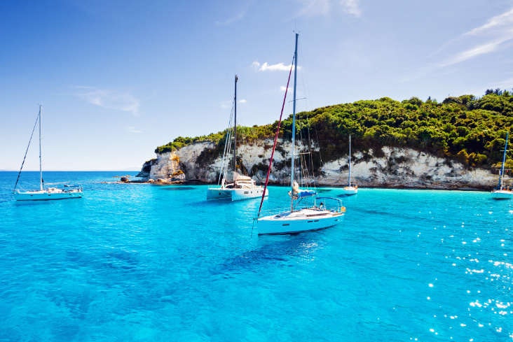 Yacht charter în Grecia