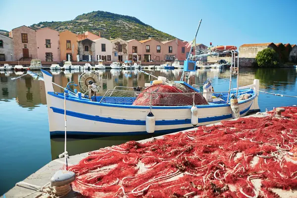 Fiskere i Carloforte på San Pietro Island
