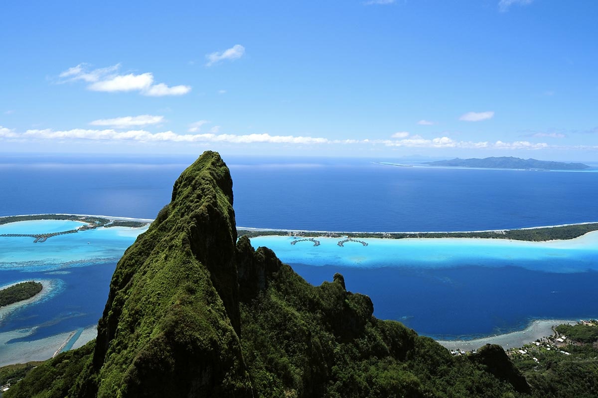 Bora Bora s horou Otemanu Francúzska Polynézia