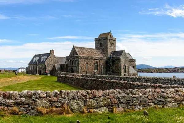 Ancient Benedictine Abbey on Iona Island