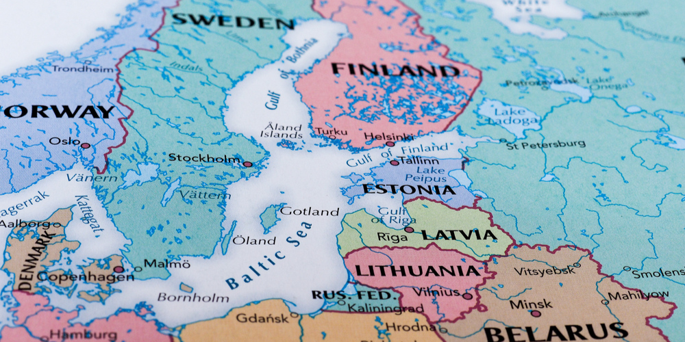 A Balti-tenger térképe