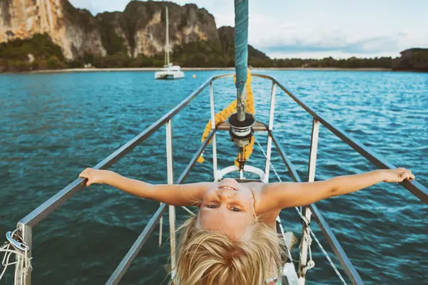 Kids appreciate activities off the boat as well and frequent stops