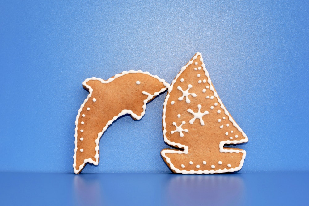 Gingerbread with maritime theme