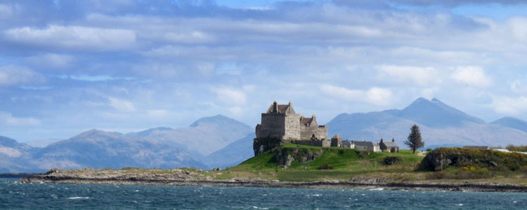 Duart kastély a Mull-szigeten
