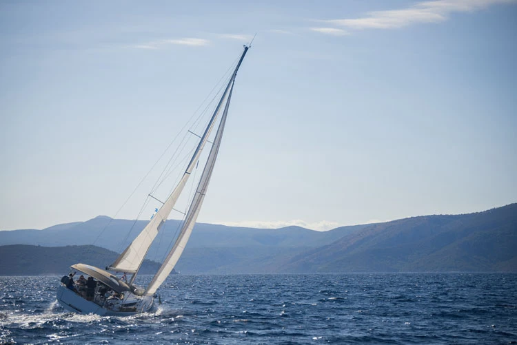 Sailing boats in Croatia