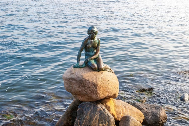 Malá mořská víla v Kodani