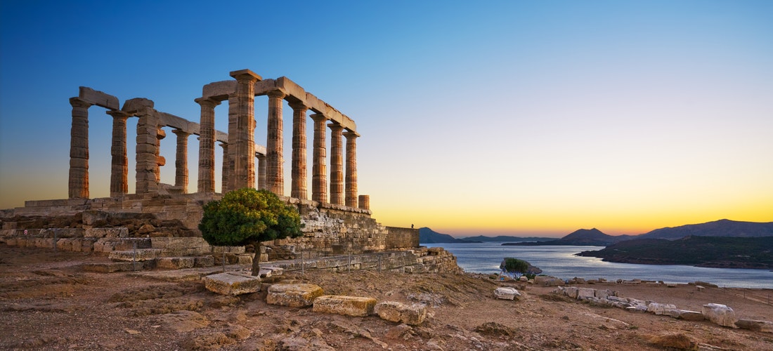 Ruina starovekého Poseidonovho chrámu