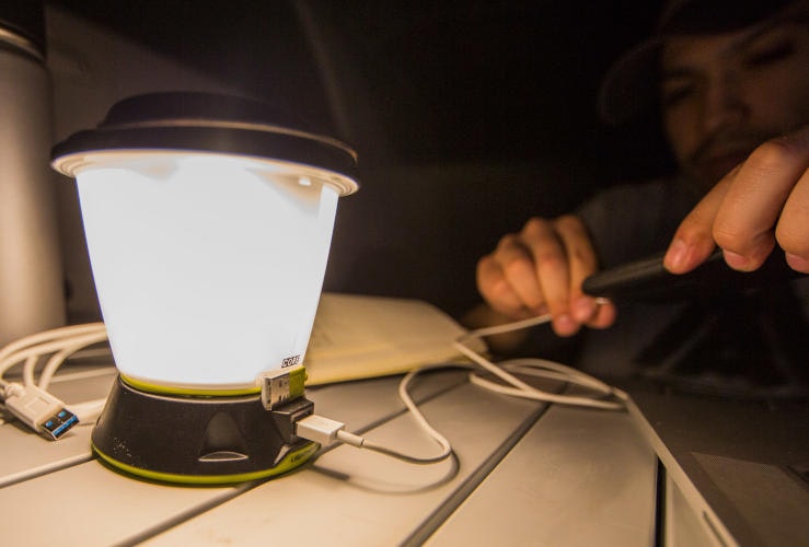 Modern lanterns can shine while charging your phone (source: GoalZero.cz)