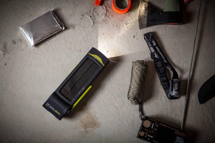 A durable hand-held torch with many additional features can handle numerous on-board tasks. (source: GoalZero.cz)