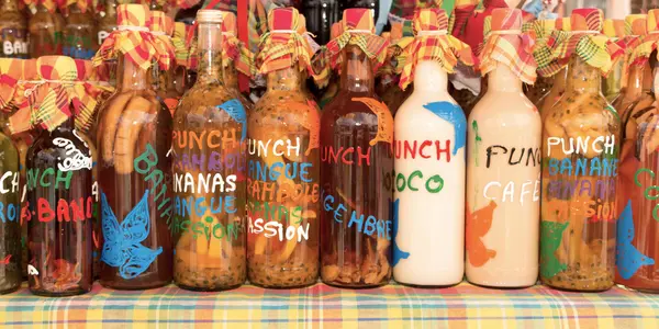 Ti’ Punch rum cocktail on the island of Martinique