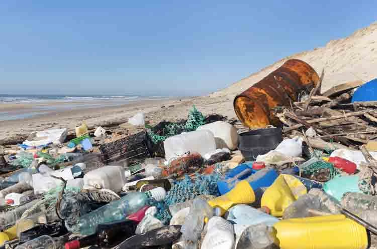 Havsföroreningar av plast