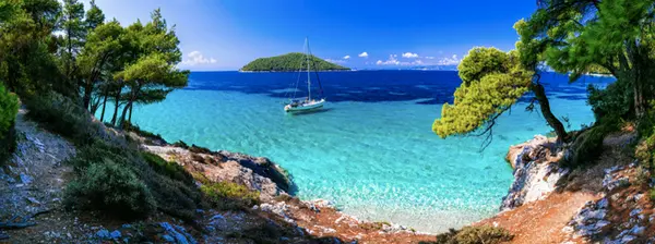 Cove and Panormos beach