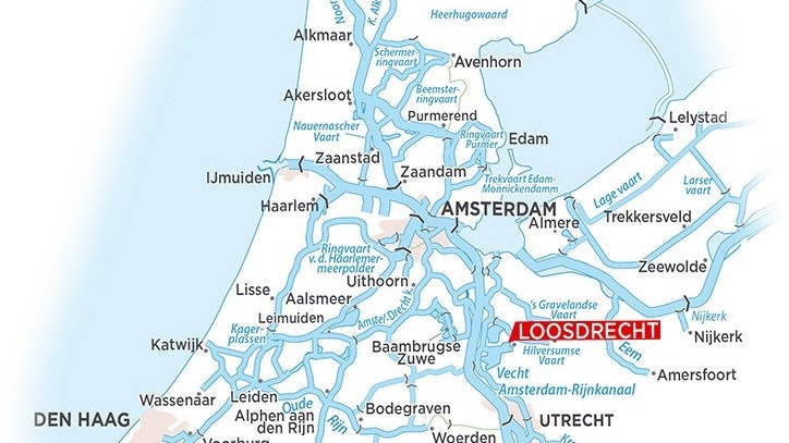 Loosdrecht_NL_zemljevid