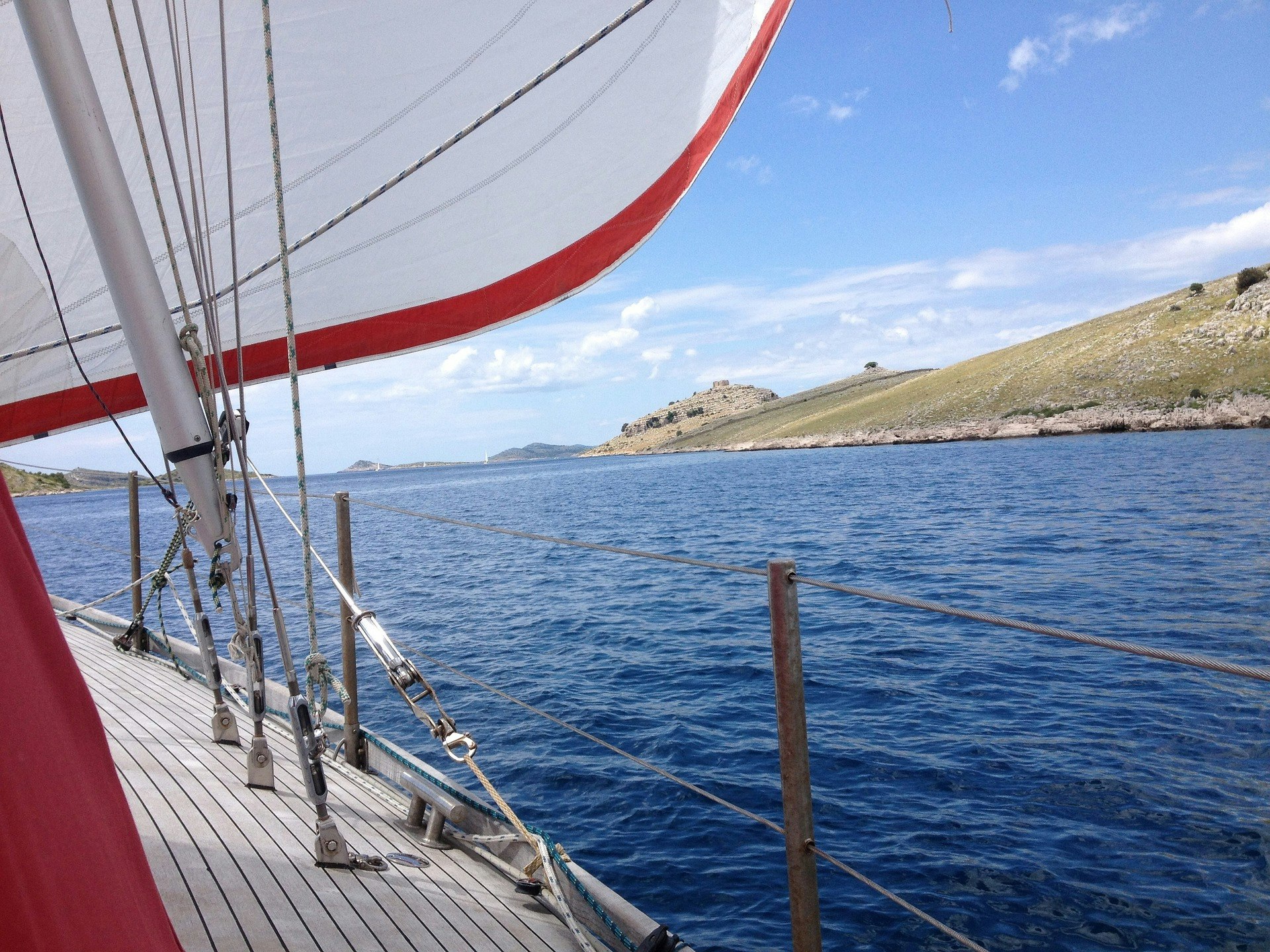 Sailing on a tailwind