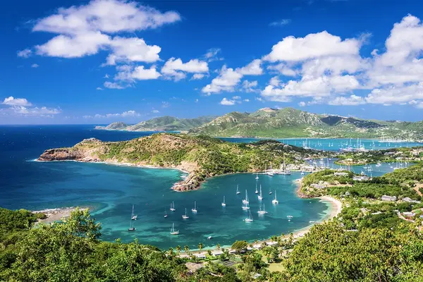 Antigua Island in the Caribbean