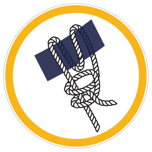 Rundtörn mit zwei halben Schlägen