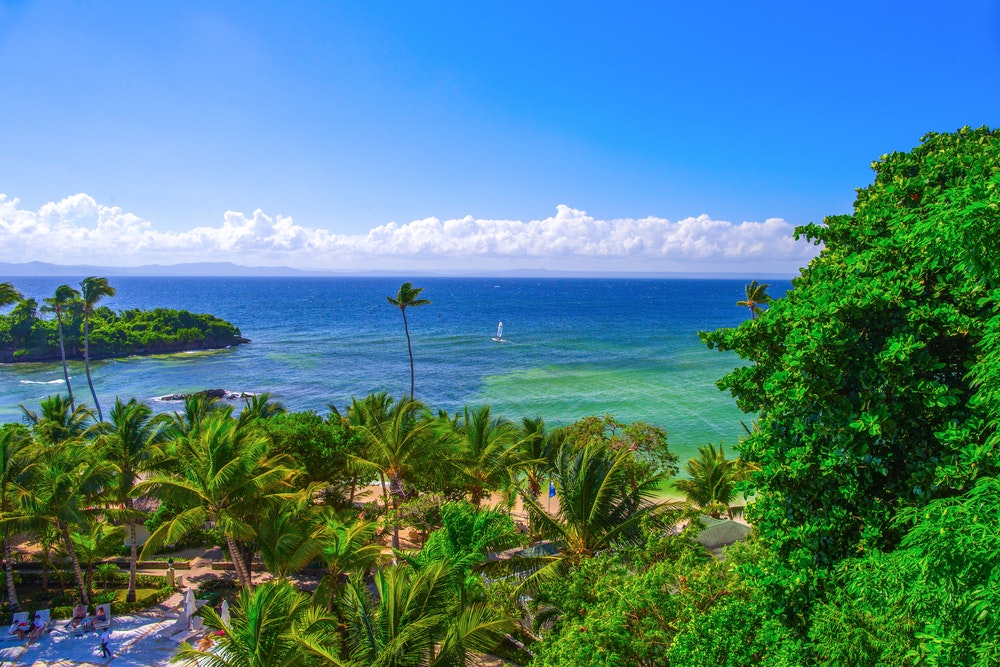Остров Кайо Левантадо в Доминиканската република